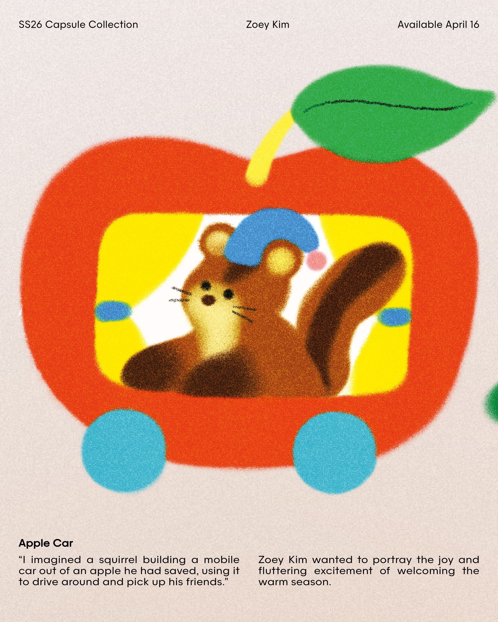 Some amazing prints by @zzoeykimm that will be featured in selected pieces from the SS26 Capsule Collection 🍎💫

Available in just two days at thecampamento.com and selected stores worldwide!

#Kidswear #Illustration