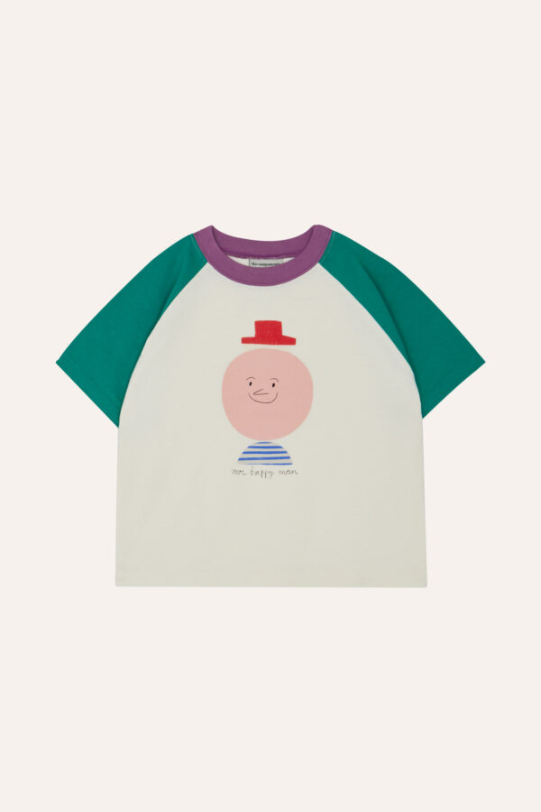 Mr. Happy Man Color Block Kids Tshirt