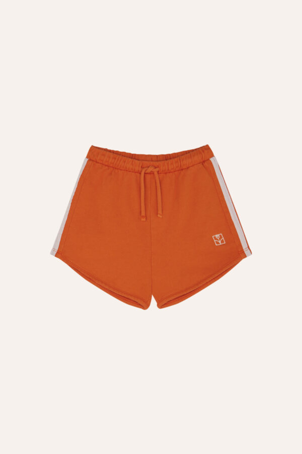 Orange Washed Kids Shorts