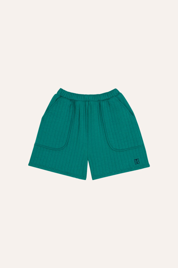 Green Padded Kids Shorts