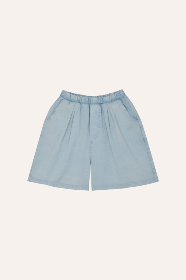 Light Blue Denim Kids Shorts