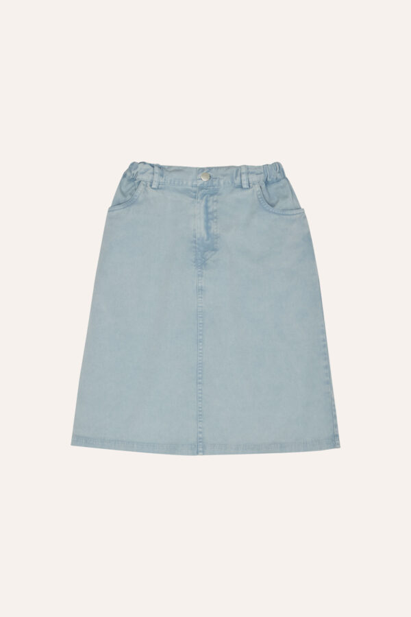 Light Blue Denim Kids Skirt